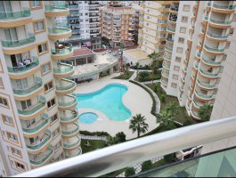 Alanya Mahmutlar lüks site'de full eşyalı 2+1 daire