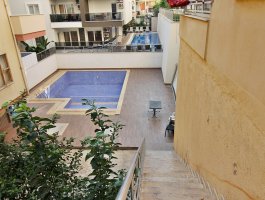 1 + 1 furnished apartment in the center of Alanya, 400 meters from Cleopatra beach